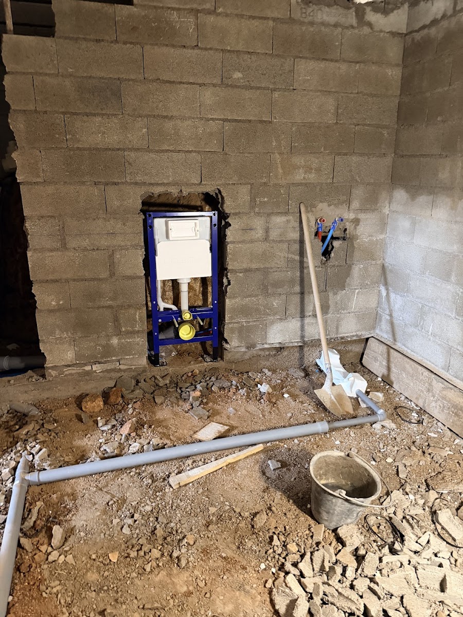 Préparation salle de bain