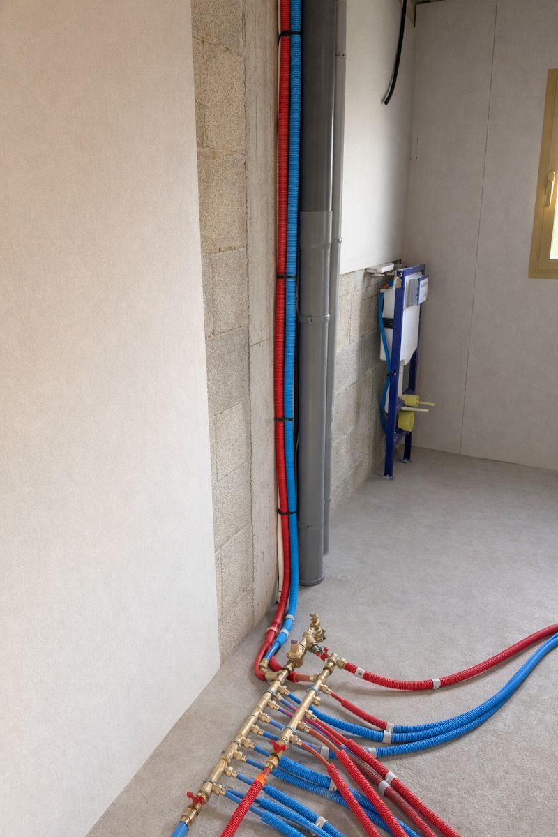 Installation de plomberie générale